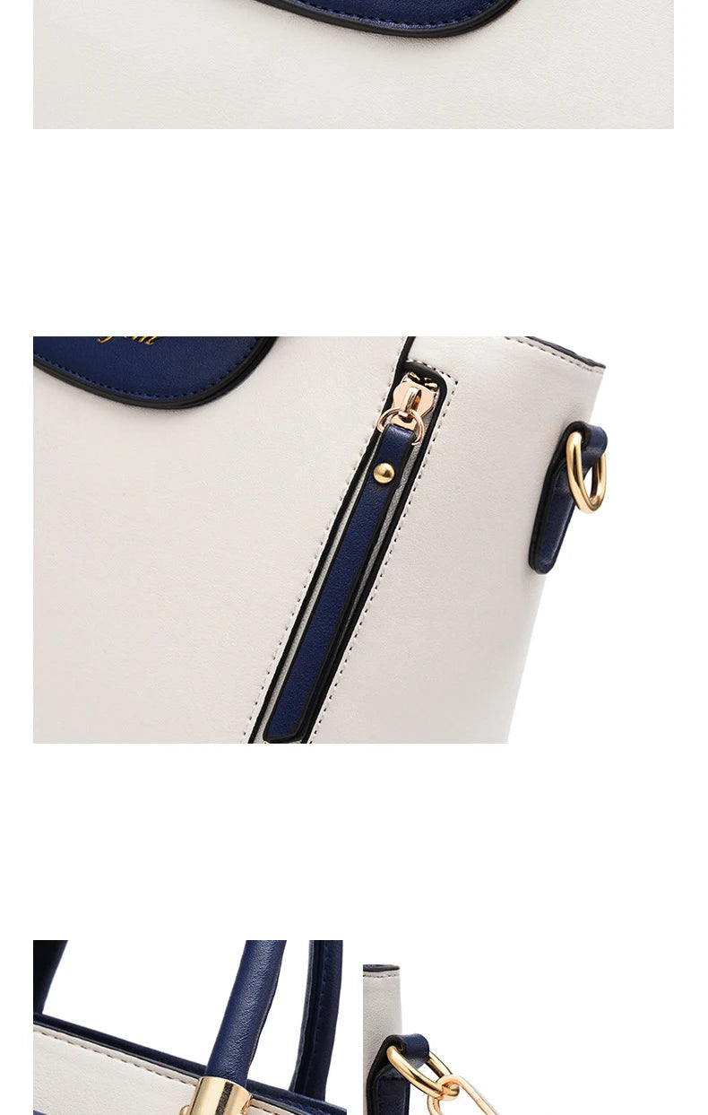 Women's bag 2025 new fashion women's bags hit color hand-held  bag Europeand the United States all-match shoulder messenger bag