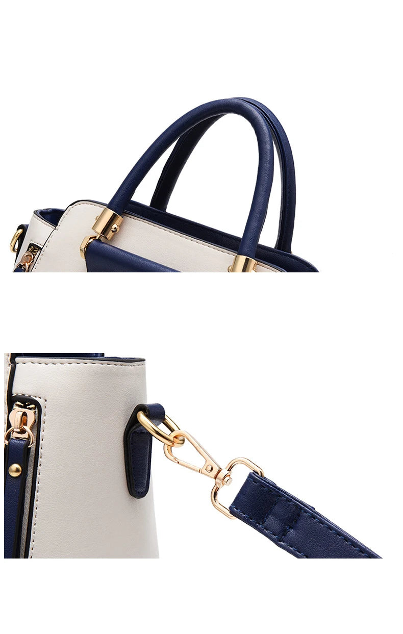 Women's bag 2025 new fashion women's bags hit color hand-held  bag Europeand the United States all-match shoulder messenger bag