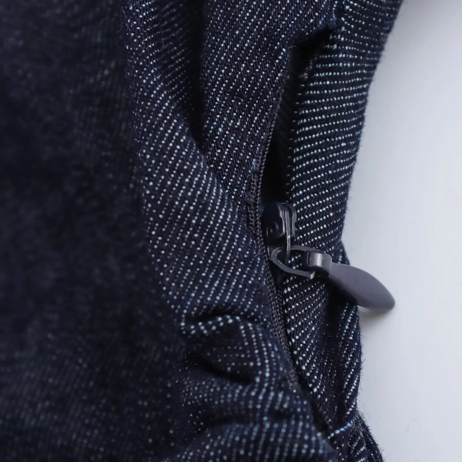 ETJ 2025 traf Spring New 1975 series denim MIDI dress with lapel side zipper fashion wrinkle waist slim elegant dress