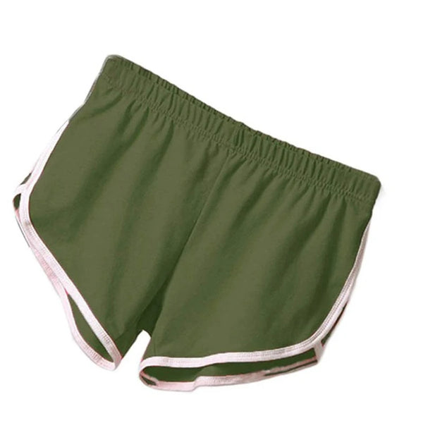 Sports Shorts Women Summer 2024 New Candy Color Anti Emptied Skinny Shorts Casual Lady Elastic Waist Beach Correndo Short Pants