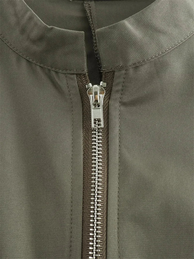 TRAF Zipper Long Dress