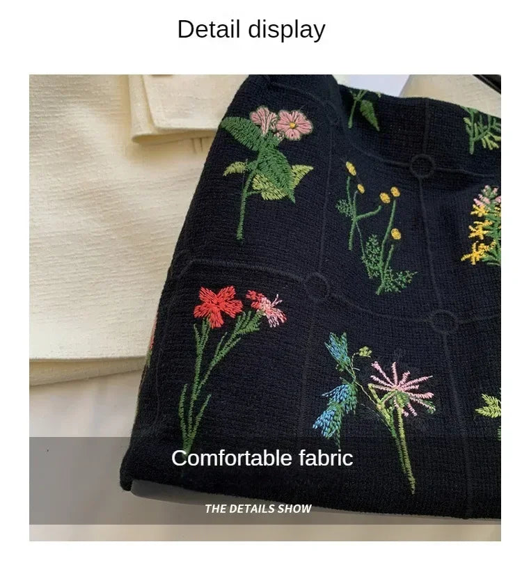 New Chinese Style Retro Bag 2025 New Models Silk Jacquard Fashionable Minimalist Bag Single Shoulder Diagonal Cross Women's Bag