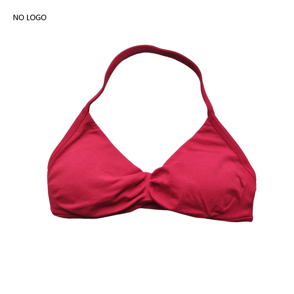 ARFTE Sports Bra Strappy Backless Yoga Gym Bra Removable Cups Women Workout Clothing Gym Top Halter Sport Bras