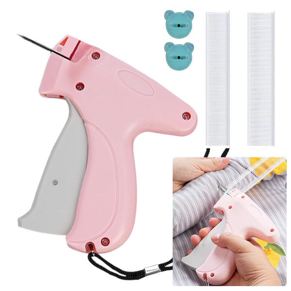 Portable Sewing Fixer with 50/100 Bear Buckles Manual Bed Sheet Clips Instant Button Garment Connector for Quick Repair Garment