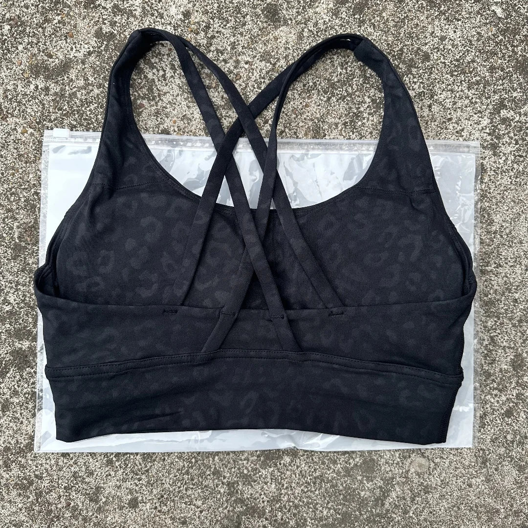 Solid Color Fitness sport Bra Women Cross soft high strength Tight Top Comprehensive Training Gym Yoga Underwear With Chest Pad