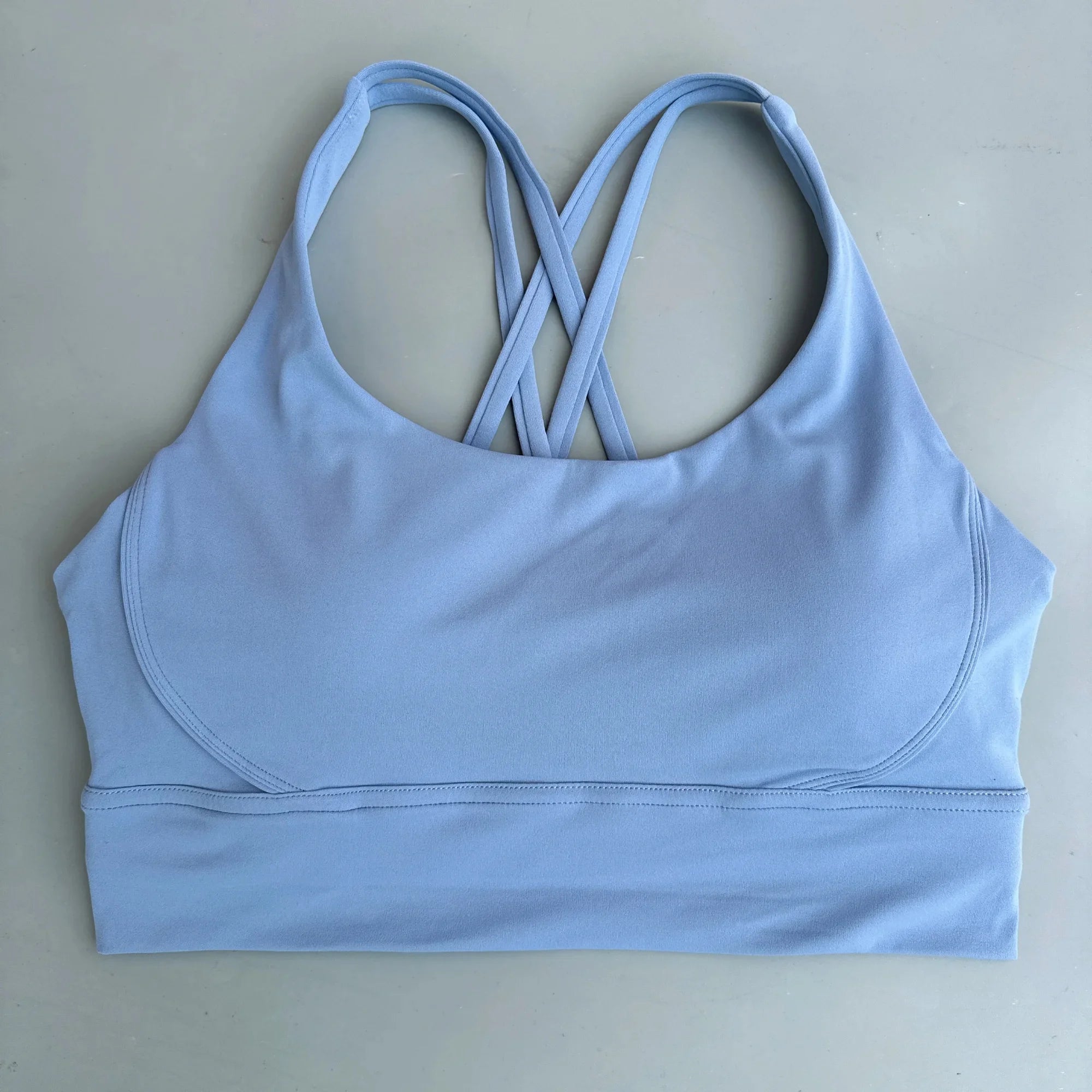 Solid Color Fitness sport Bra Women Cross soft high strength Tight Top Comprehensive Training Gym Yoga Underwear With Chest Pad