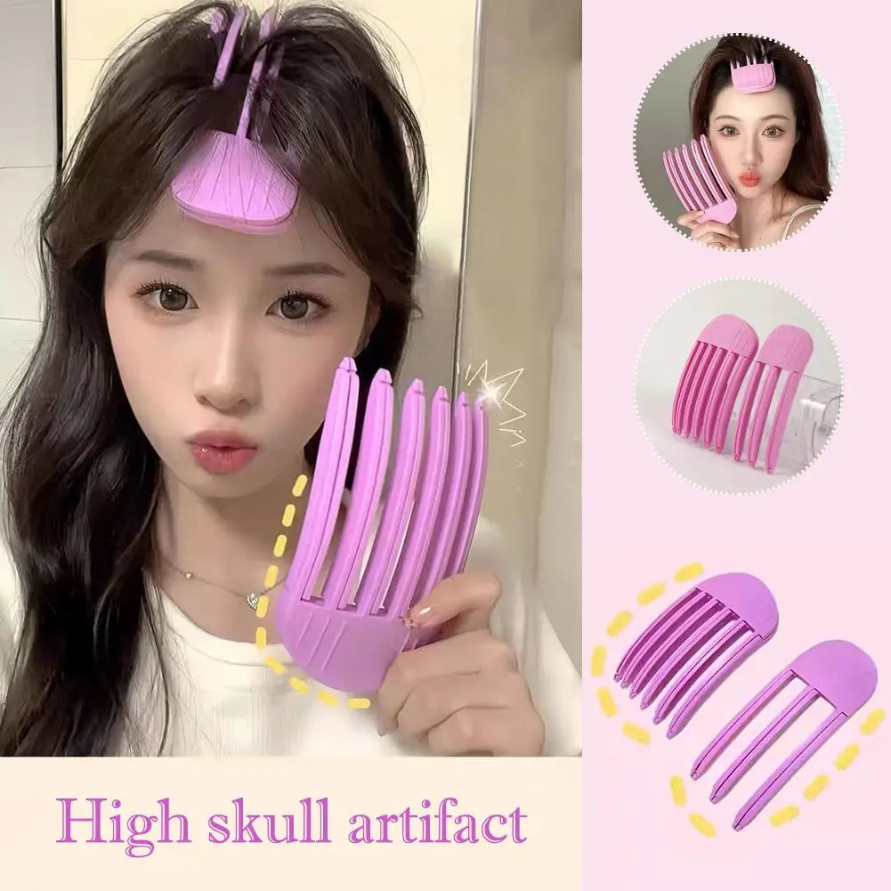 New High Head Top Artifact Wind Shaping Comb Hair Roots Naturally Fluffy Lazy Traceless Hair Clip Hair Fluffy Shaping Artifact