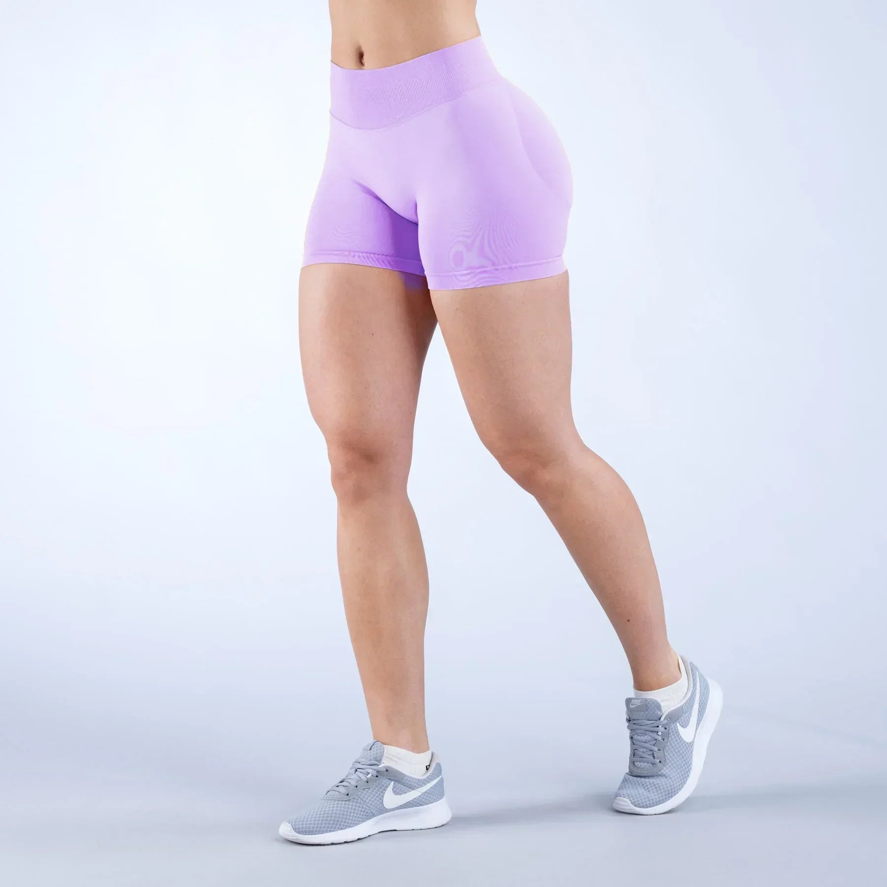 Summer High Waisted Yoga Shorts Women  Fashionable and Sexy Running Fitness Pants Solid Color High Elastic Yoga Leggings