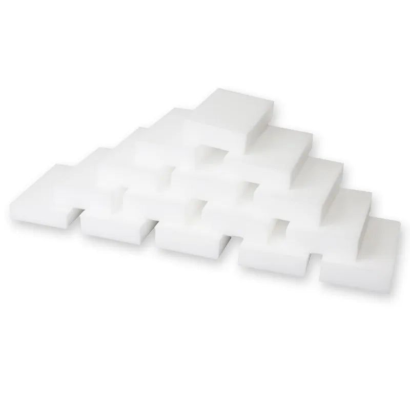 100Pcs/set Melamine Sponge Eraser Sponge Cleaner Cleaning Magic Sponge For Kitchen Bathroom Cleaning Tools Car Office Cleanser