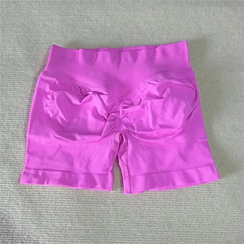 Gym Running Shorts Scrunch Butt Shorts Women Biker Cycling Shorts Seamless Leggings Sexy Athletic Yoga Shorts