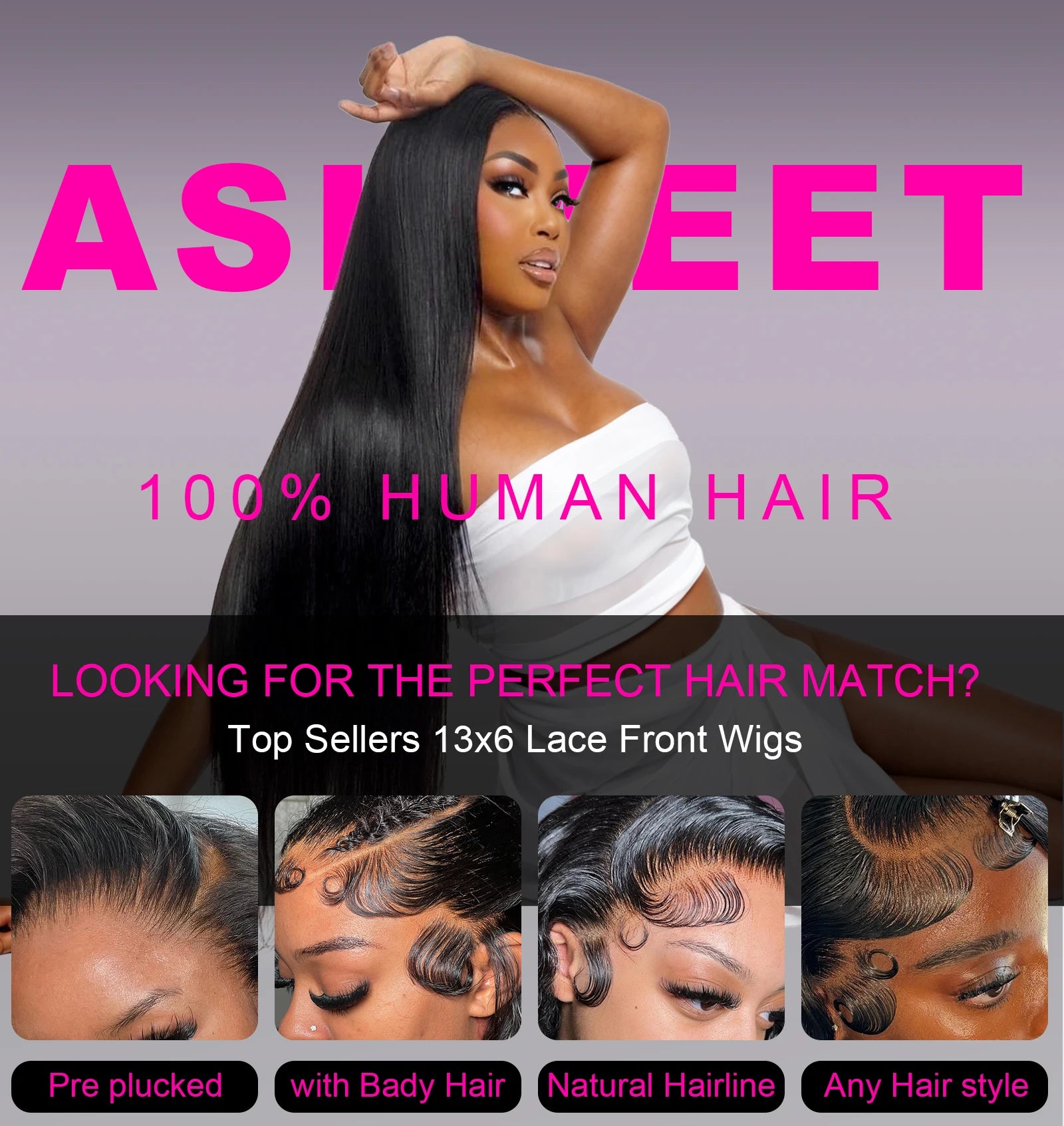 250 Density 40 36 Inch Straight Lace Front Wigs Human Hair 13x6 Hd Transparent Lace Front Human Hair Wigs Brazilian Virgin Hair