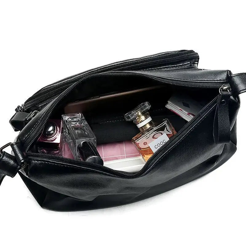 2024 New Middle-aged WOMEN'S Bag, Lightweight, Multi-layered, Large-capacity MOTHER'S Bag, Crossbody Bag, Elderly Bag, Shoulder