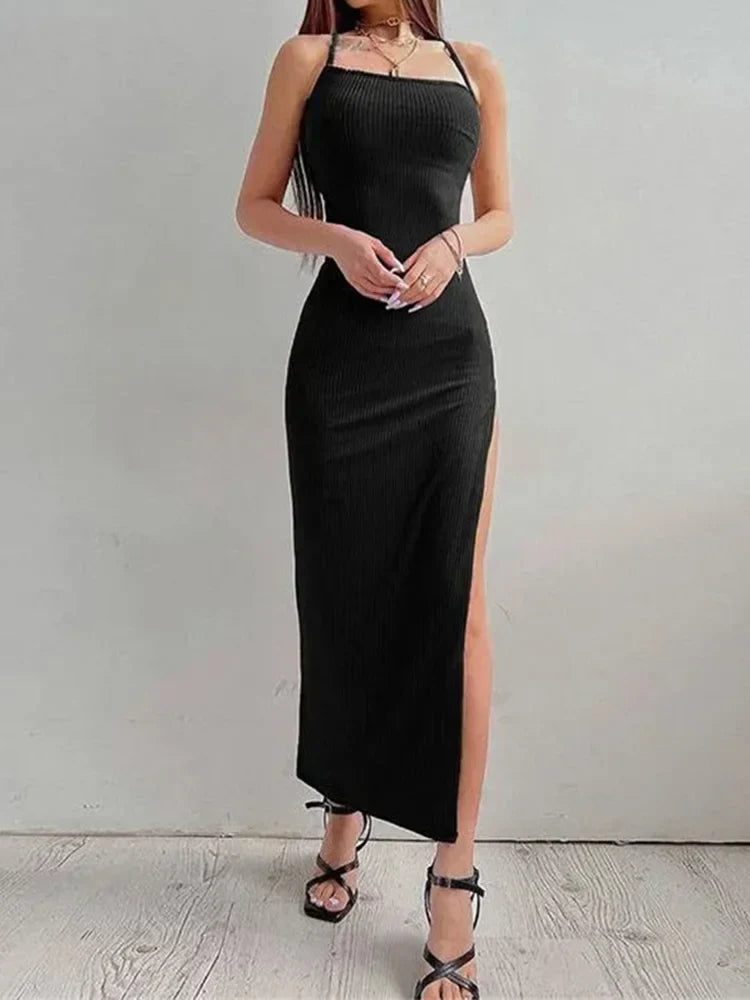 Sexy Black Long Dress