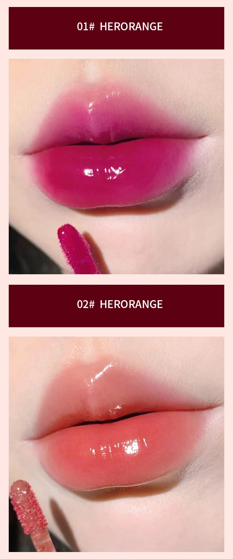 Punk Juice Red Lip Gloss Black Mirror Water Light Lip Glaze Jelly Glass Lip Oil Waterproof Lipstick Nude Clear Tint Makeup