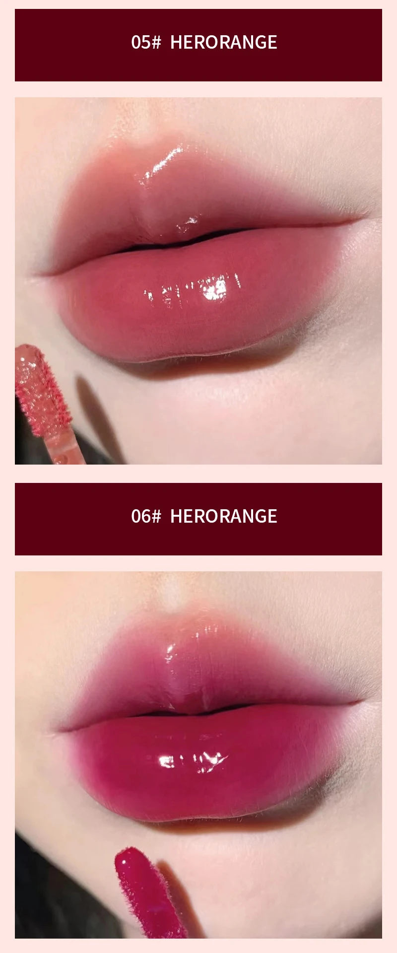 Punk Juice Red Lip Gloss Black Mirror Water Light Lip Glaze Jelly Glass Lip Oil Waterproof Lipstick Nude Clear Tint Makeup