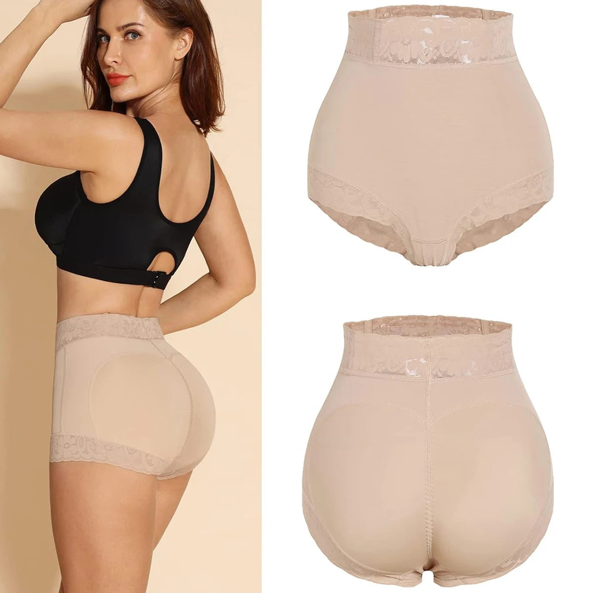 fajas colombianas tummy control butt lifter body shapewear women slimming girdle body shaper waist trainer high waist flat belly