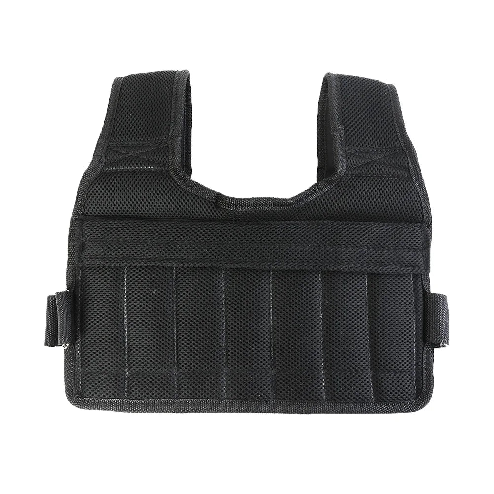 1 - 110LBS Adjustable Weighted Vest Running Loading Weighted Vest Training Workout Fitness Adjustable Waistcoat Jacket Man Women