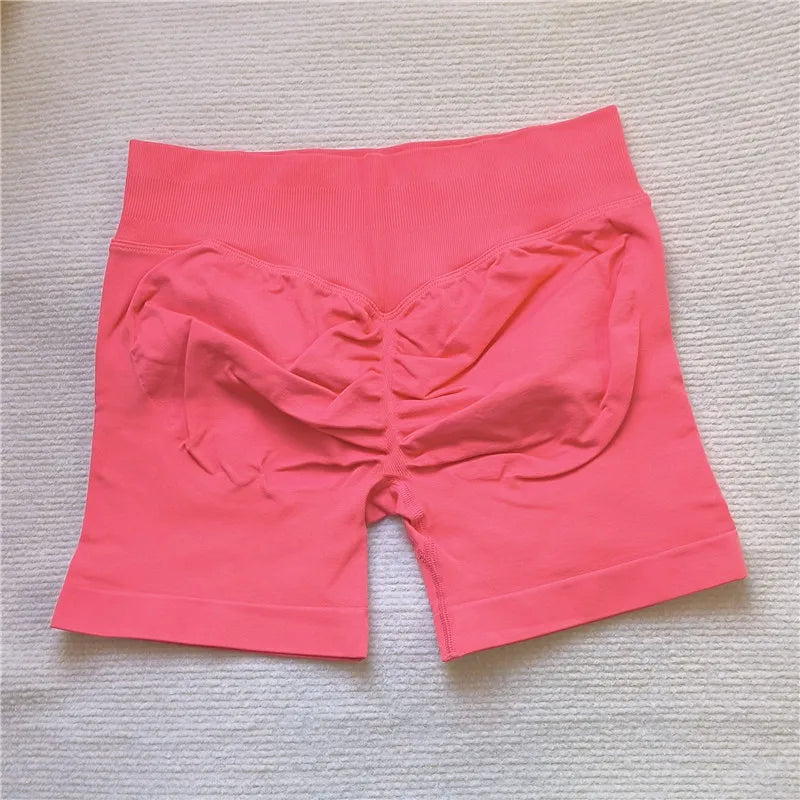 Gym Running Shorts Scrunch Butt Shorts Women Biker Cycling Shorts Seamless Leggings Sexy Athletic Yoga Shorts