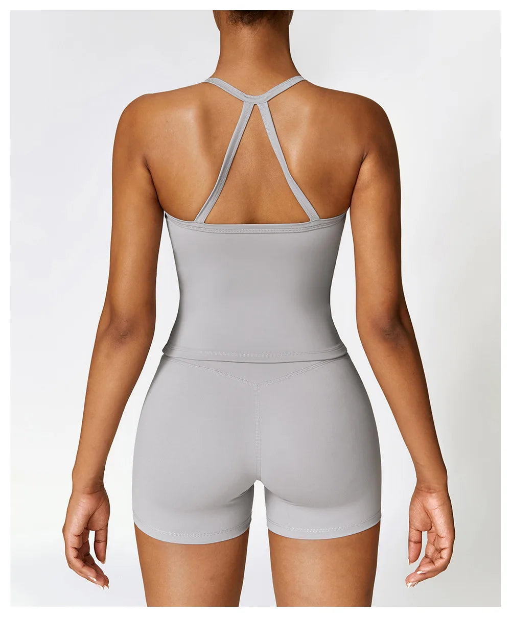 Women Cross Back Yoga Sports Bra Breathable Shock Proof Gym Workout Fitness Push up Top Yoga Running Active Sportswear Vest Bra