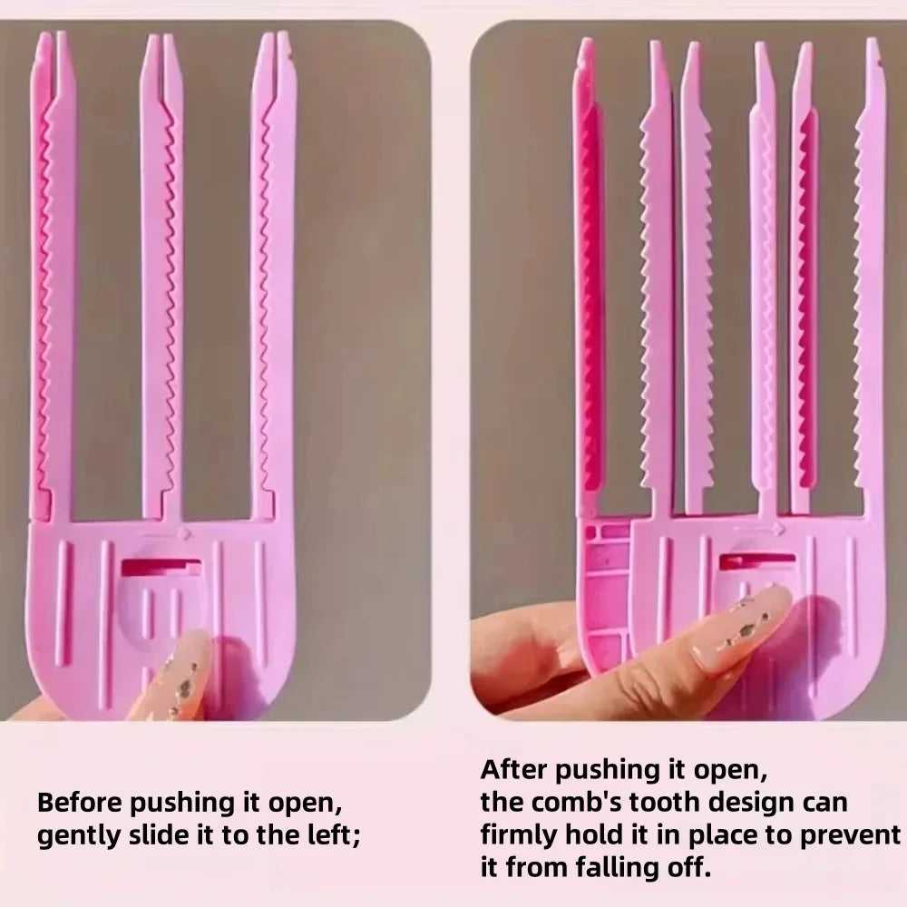 4/2/1pcs New Heatless Hair Care Roots Natural Fluffy Hair Clip No Heat Hair Curler Styling DIY Hair Styling Fluffiness Tool