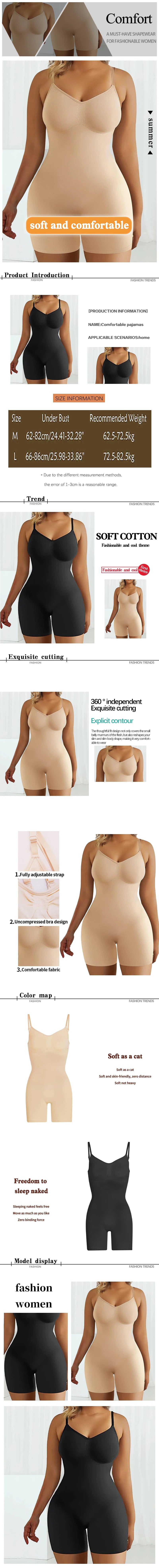 Bodysuit for Women Tummy Control Shapewear Seamless High Waist Flat Belly Belt Stretch Shapewear Body Shaper