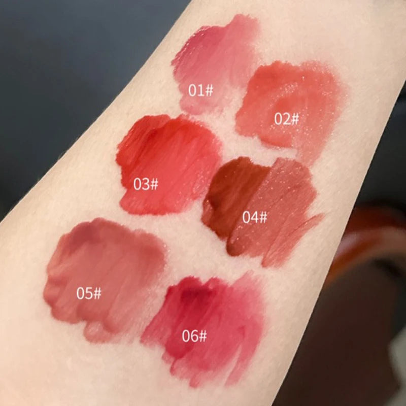 Punk Juice Red Lip Gloss Black Mirror Water Light Lip Glaze Jelly Glass Lip Oil Waterproof Lipstick Nude Clear Tint Makeup