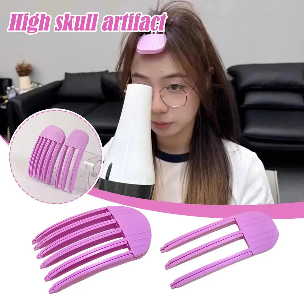New High Head Top Artifact Wind Shaping Comb Hair Roots Naturally Fluffy Lazy Traceless Hair Clip Hair Fluffy Shaping Artifact