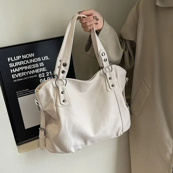 Soft Interior Compartment Shoulder Bags 2025 High Quality Contrasting Colors Bags for Women Fashion Zipper Pu Women's Handbags