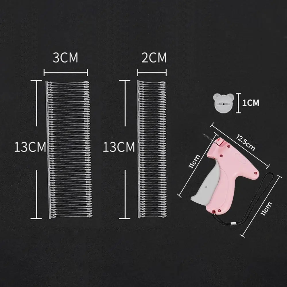 Portable Quick Clothing Fixer With Buckles Micro Stitch Tag Gun for Clothes Fixer Tool Quilt Tacking Gun Fastener Clip