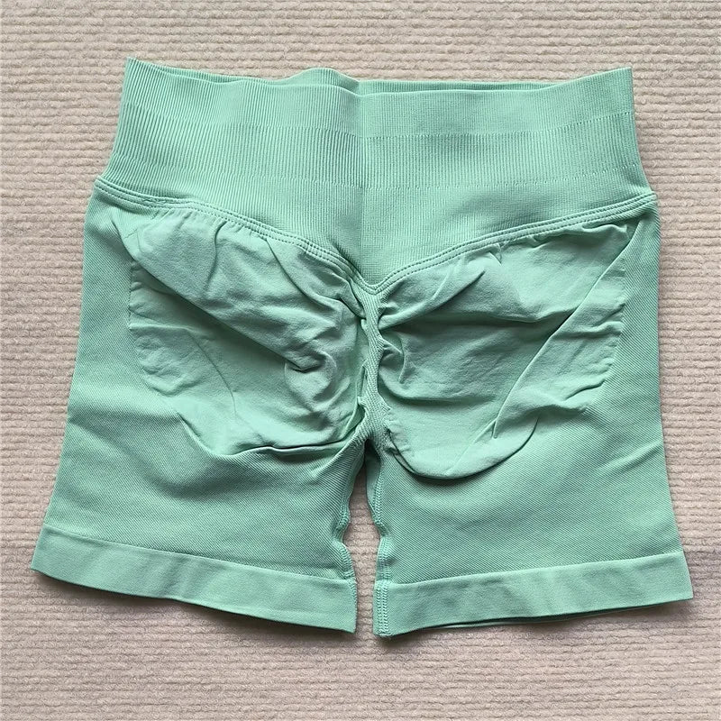 Gym Running Shorts Scrunch Butt Shorts Women Biker Cycling Shorts Seamless Leggings Sexy Athletic Yoga Shorts