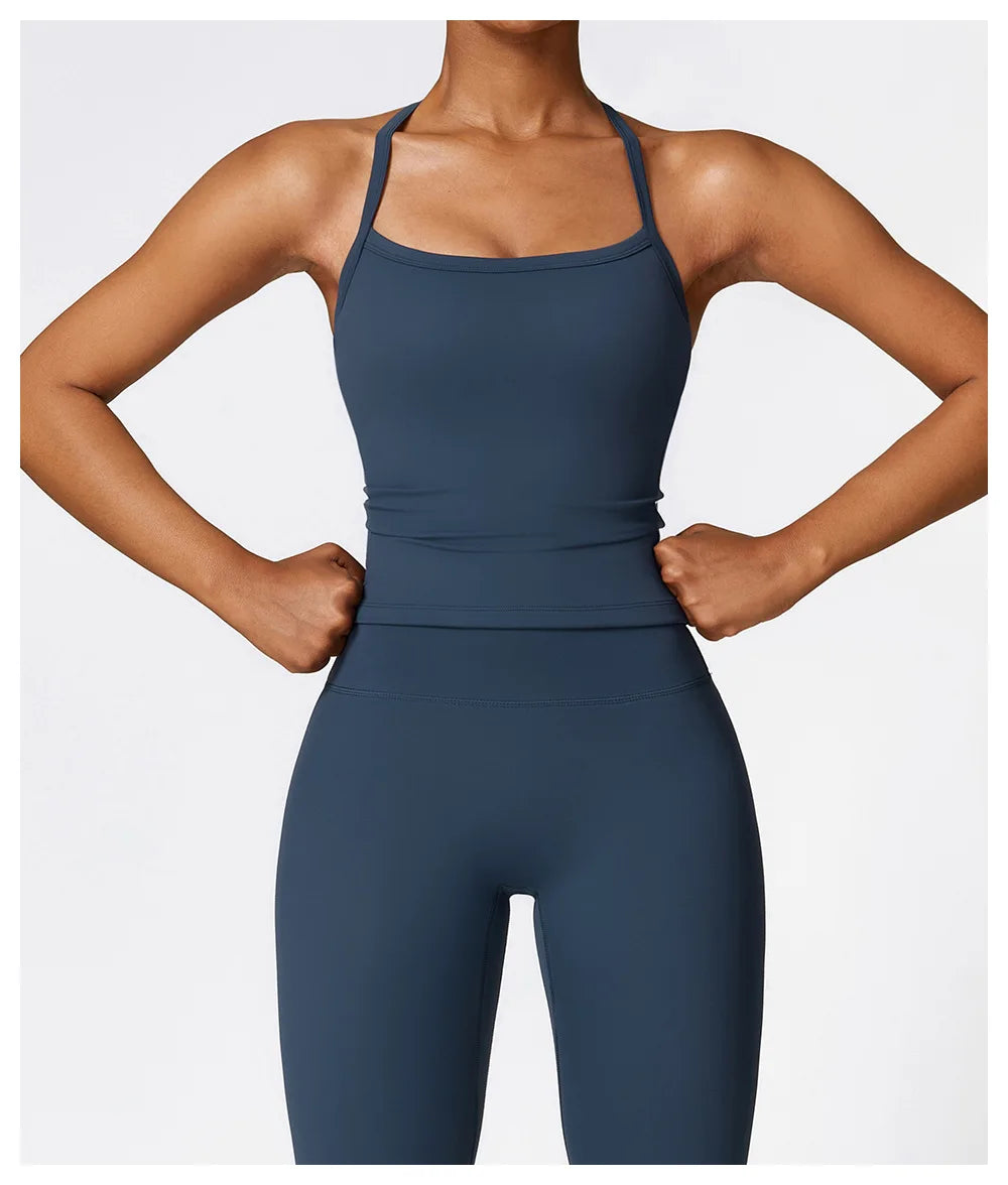 Women Cross Back Yoga Sports Bra Breathable Shock Proof Gym Workout Fitness Push up Top Yoga Running Active Sportswear Vest Bra